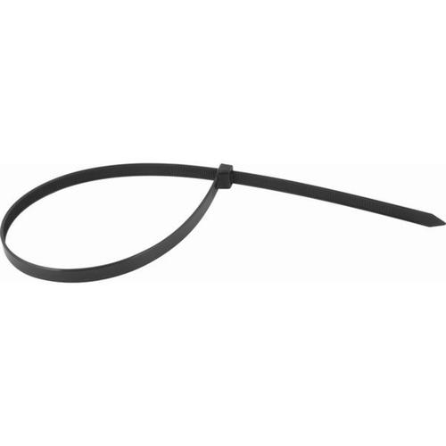 Abra�adeira de nylon preta 12 mm x 64 cm com 100 pe�as