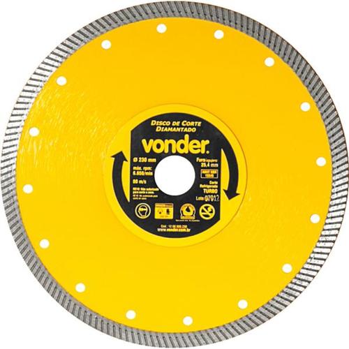 Disco diamantado turbo 230 mm para porcelanato e cer�mica