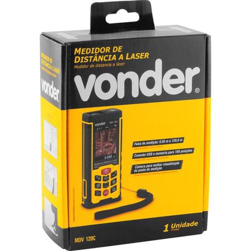 Trena a laser com leitura até 120 metros - MDV 120C Trena a laser com leitura até 120 metros - MDV 120C