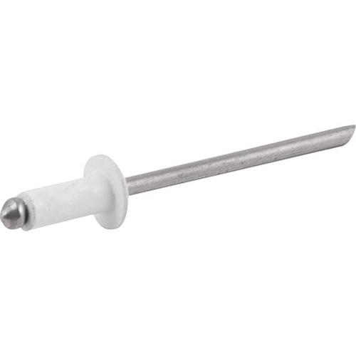 Rebite de repuxo 3,2 x 12 mm branco 312 c/ 1000 pe�as
