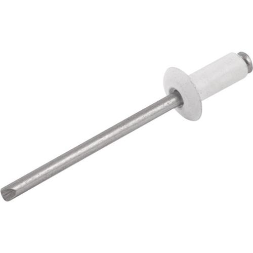 Rebite de repuxo 3,2 x 19 mm branco 319 com 1000 pe�as