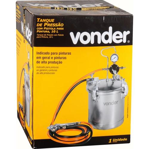 Tanque de pressão com pistola de pintura 10 litros Tanque de pressão com pistola de pintura 10 litros