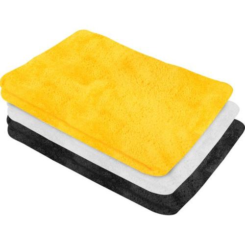 Toalha de microfibra para secagem automotiva 60 x 40 cm 3 peças Toalha de microfibra para secagem automotiva 60 x 40 cm 3 peças
