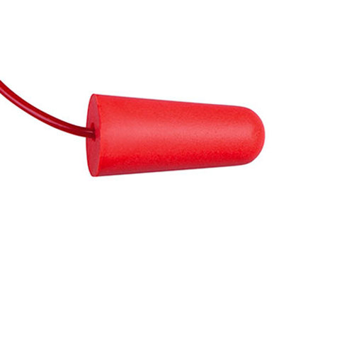 Protetor auditivo de espuma tipo plug com cord�o
