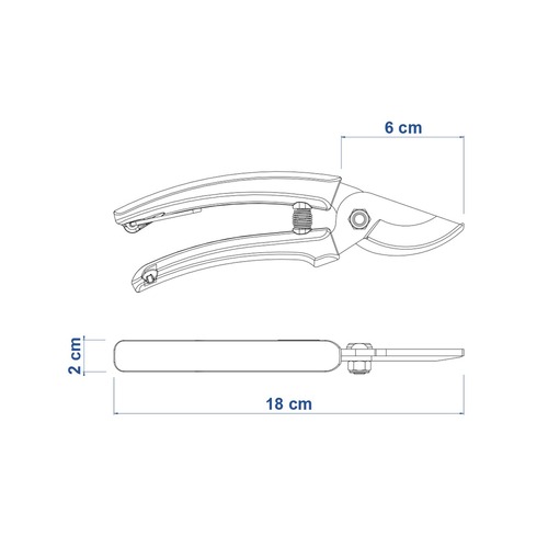 Tesoura para poda manual com l�mina met�lica - 78300/001