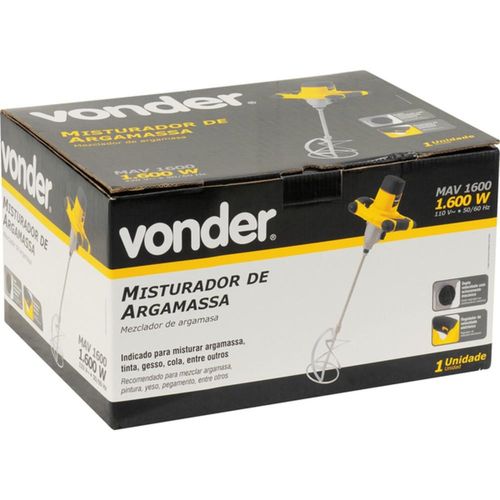 Misturador el�trico para argamassa 1.600 watts di�metro da l�mina de 160 mm - MAV1600  220V