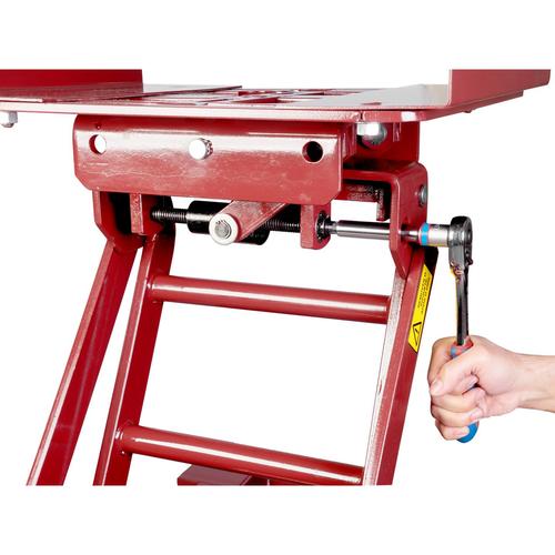 Macaco hidr�ulico com inclina��o lateral para caixa de c�mbio pesado- 102700