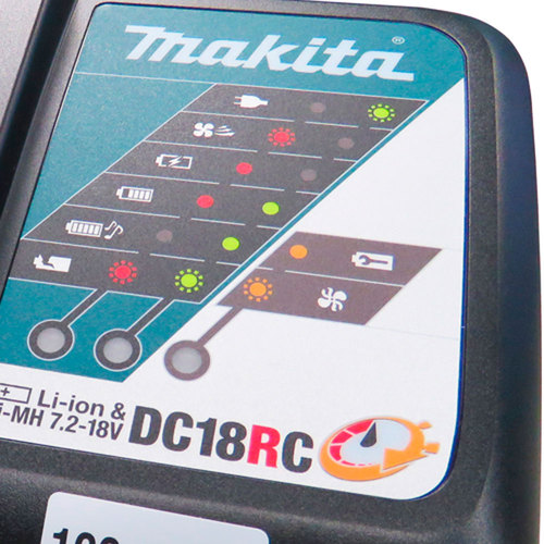 Carregador de baterias de lítio 14,4 e 18 volts - DC18RC 110V/220V Carregador de baterias de lítio 14,4 e 18 volts - DC18RC 110V/220V