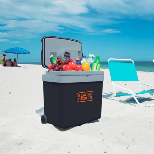 Mini geladeira port�til 33L 12V e 110/220V com fun��o aquecer  - BDC33L-BR  110V/220V