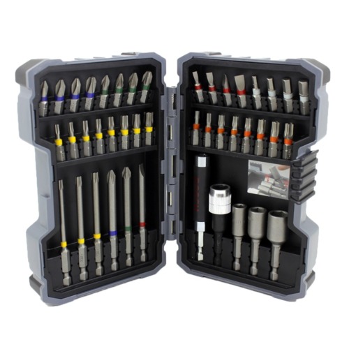 Jogo de bits e ponteiras com 43 pe�as - Extra Hard