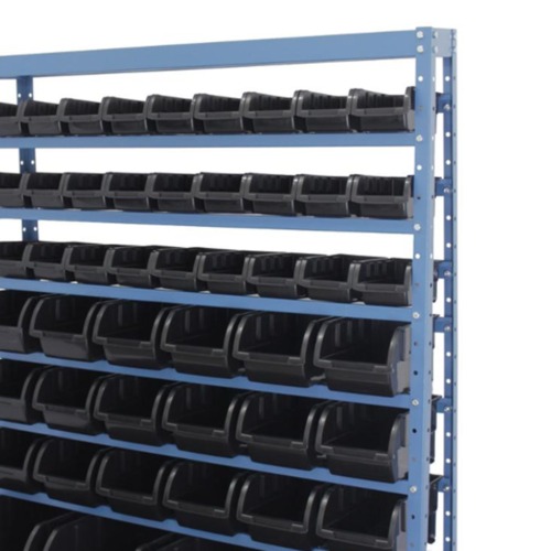 Estante met�lica com 49 gavetas medidas diversas preta - NE49P