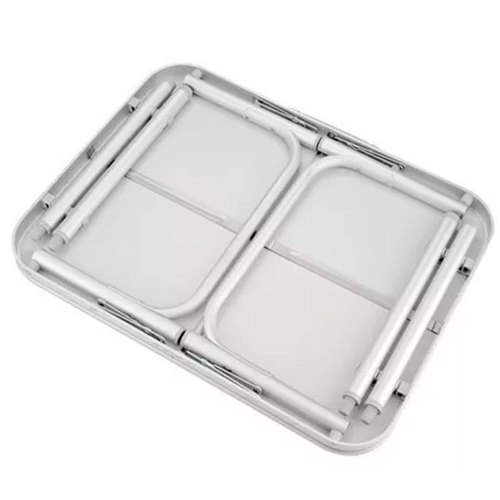 Mesa de alum�nio dobr�vel com tampo de mdf 90 x 60 cm - 695838