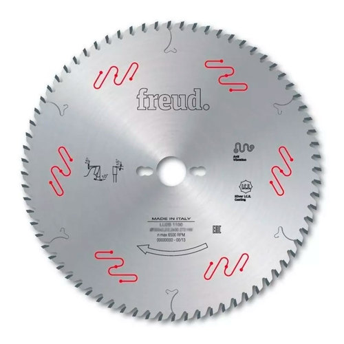 Disco de serra para madeira 250 x 30 mm com 80 dentes - LU3A 0200