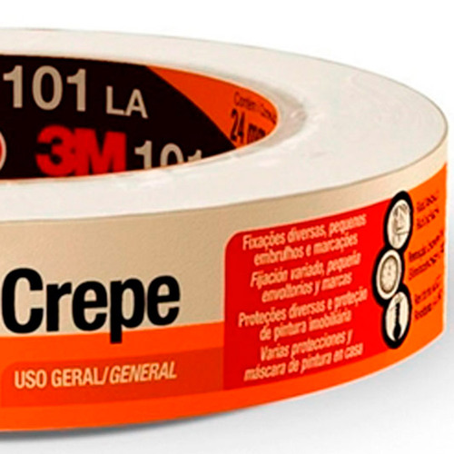 Fita crepe adesiva 18 x 50 m - 101 LA