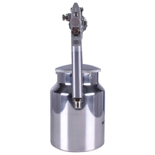 Pistola de pintura tipo suc��o com 3 bicos e caneca em alum�nio