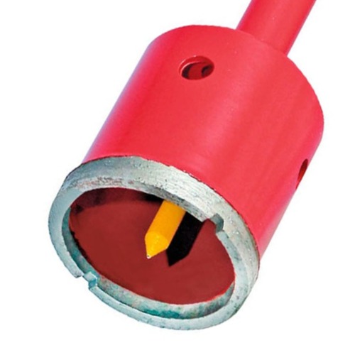 Serra copo diamantada 100 mm com haste de 3/8