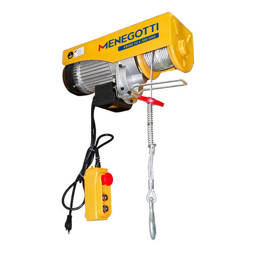 Guincho Talha el�trica capacidade 500/1000 kg eleva��o de at� 12 metros - Prime V2  110V