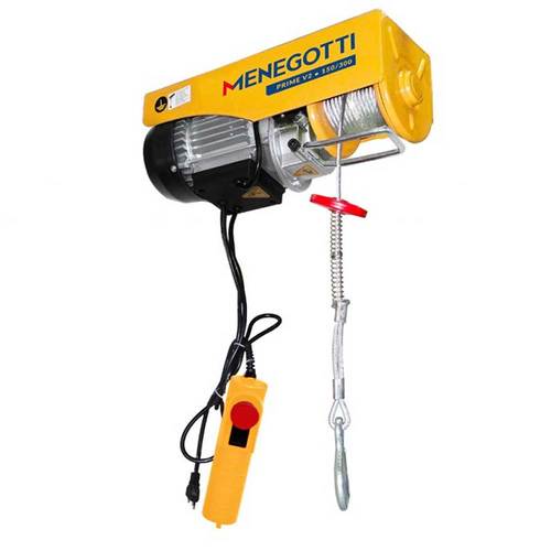 Guincho Talha el�trica 150/300 kg eleva��o at� 12 metros - Prime V2  220V