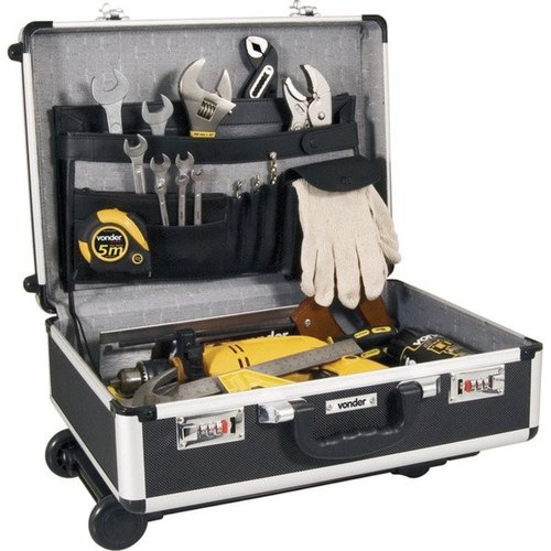 Maleta para ferramentas profissional com rodas 455 x 330 x 155 mm - MF180 