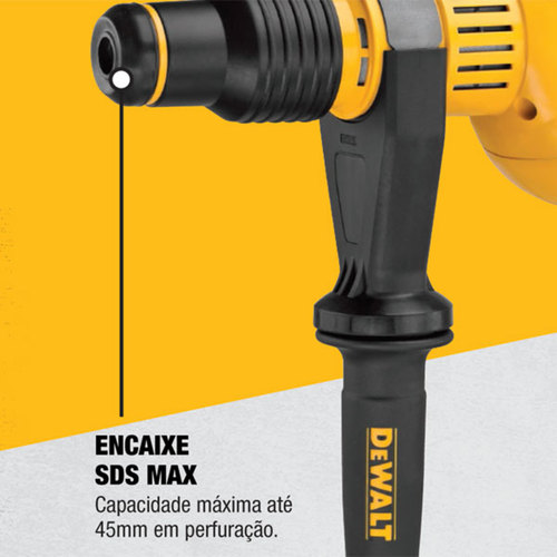 Martelo perfurador rompedor 1.350W 10,5 joules encaixe SDS Max - D25614K  220V