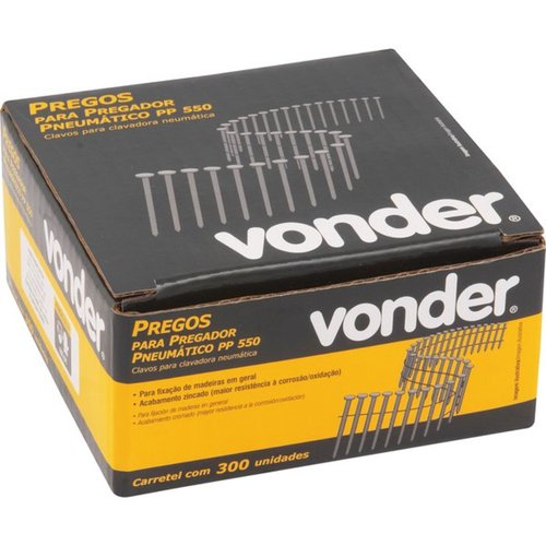 Prego anelado 2,1 x 50 mm carretel com 300 pe�as para o pregador PP 550