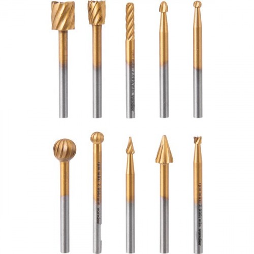 Jogo de fresas escariadoras com 10 pe�as