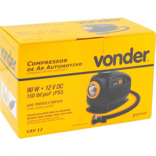 Mini compressor port�til anal�gico 12 volts