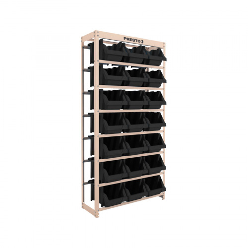 Estante met�lica com 21 gavetas n� 7 preta