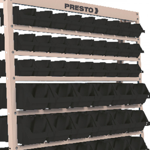 Estante met�lica com 49 gavetas n� 3 / 5 / 7 preta