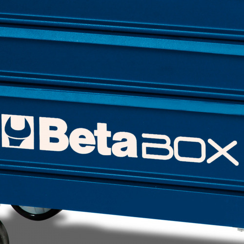 Carrinho para ferramentas com 6 gavetas azul - C04-BOX