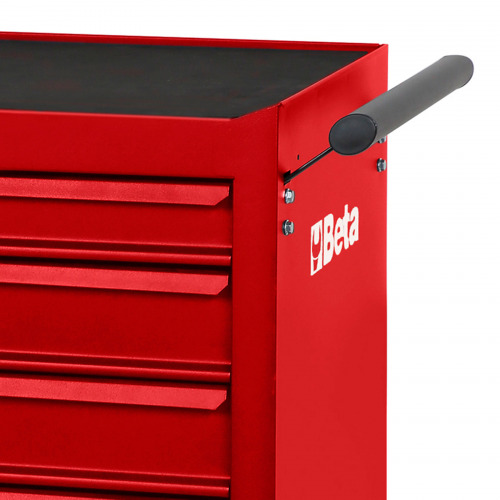 Carrinho para ferramentas com 6 gavetas vermelho - C04-BOX