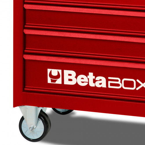 Carrinho para ferramentas com 6 gavetas vermelho - C04-BOX