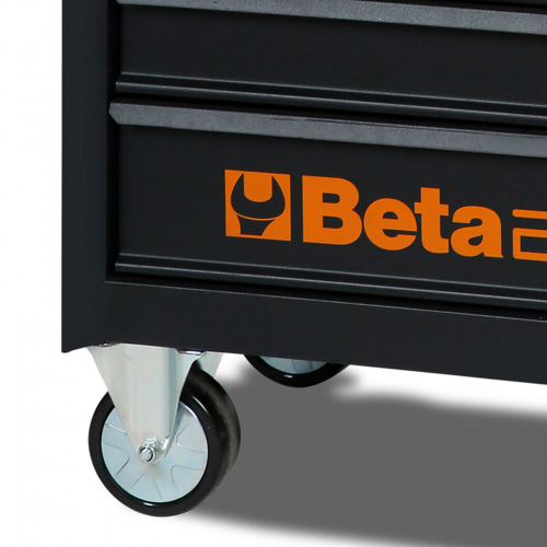 Carrinho para ferramentas com 6 gavetas preto - C04-BOX