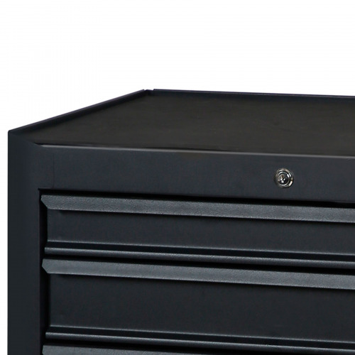 Carrinho para ferramentas com 6 gavetas preto - C04-BOX