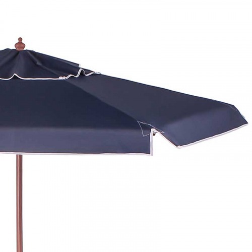 Ombrelone com arma��o em madeira 2,4 m azul - 240602