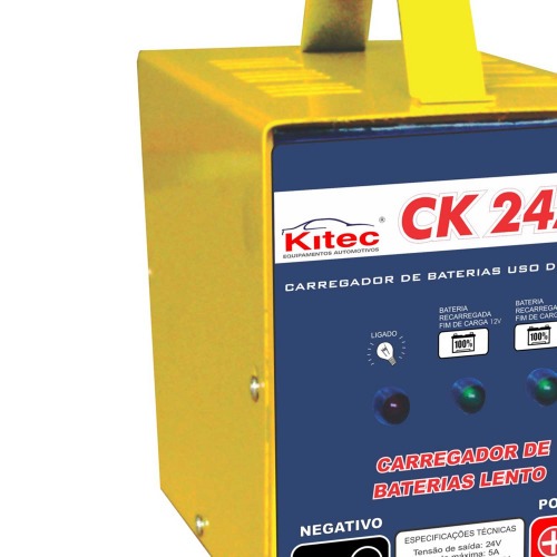 Carregador de bateria portátil 12/24V - CK24A5 110V/220V Carregador de bateria portátil 12/24V - CK24A5 110V/220V