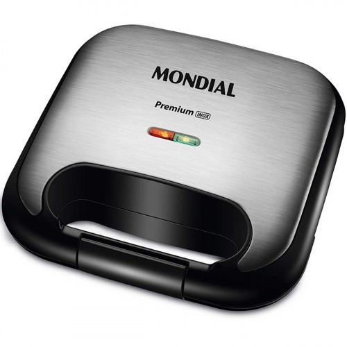 Sanduicheira Grill antiaderente 750 watts Premium Inox - S-25 220V Sanduicheira Grill antiaderente 750 watts Premium Inox - S-25 220V