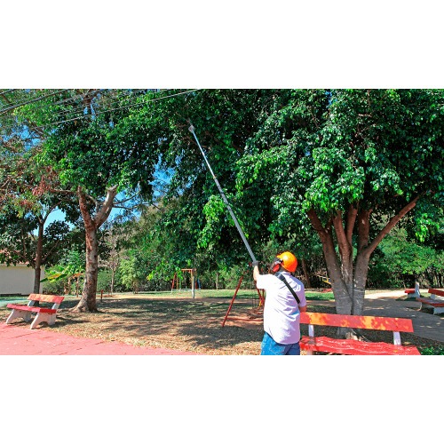 Podador de galhos a gasolina haste telesc�pica com sabre de 10