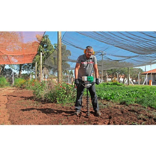 Perfurador de solo a gasolina 51,6 cc com broca 80 x 20 cm - K52P Perfurador de solo a gasolina 51,6 cc com broca 80 x 20 cm - K52P