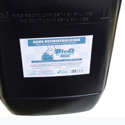 �gua desmineralizada para bateria 20 litros - AB20L