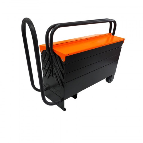 Caixa para ferramentas sanfonada 7 gavetas com puxador retr�til e rodas