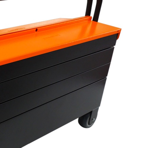 Caixa para ferramentas sanfonada 7 gavetas com puxador retr�til e rodas