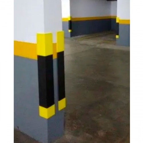 Protetor de coluna para estacionamento 75 x 10 cm x 18 mm em EVA