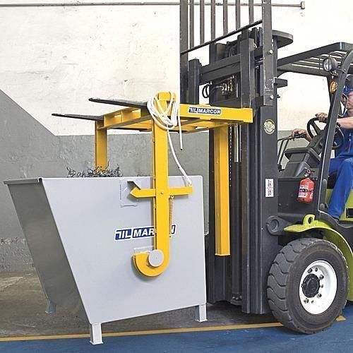 Suporte de a�o coletor de ca�amba para empilhadeira - 4406