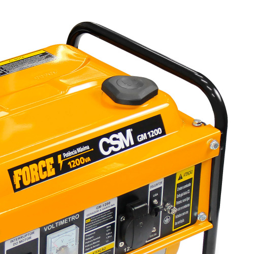 Gerador de energia 1,2 kva a gasolina monof�sico partida manual - GM 1200  220V