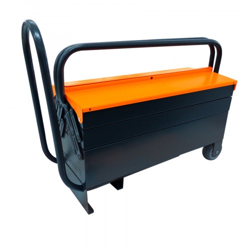 Caixa para ferramentas sanfonada 5 gavetas com puxador retr�til e rodas