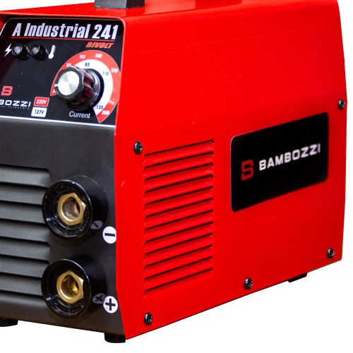 Inversora de solda 200A para eletrodo revestido e tig DC bivolt - A Industrial 241  110V/220V
