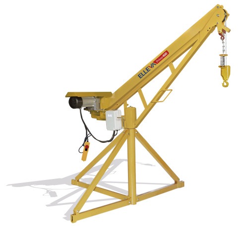 Mini Grua capacidade 200/400 kg 30/60 m 1,25 hp monof�sica - ELLEVA PRIME