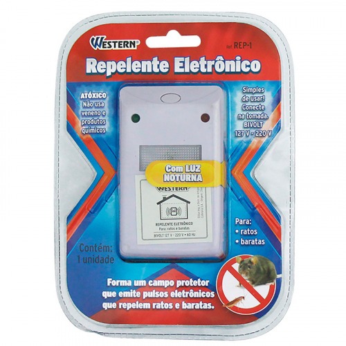 Repelente eletr�nico para ratos e baratas  110V/220V