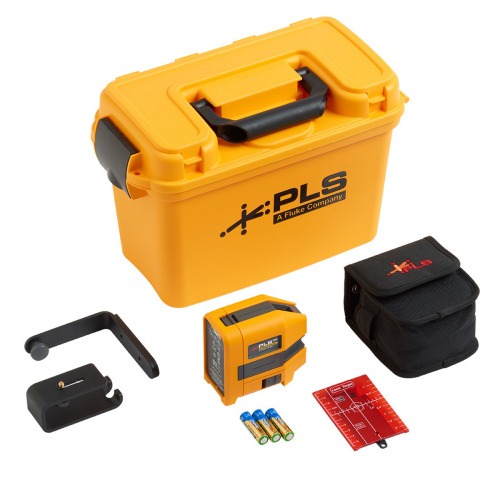 Nível a laser 3 pontos alcance de 30 metros com acessórios - PLS 3 R Nível a laser 3 pontos alcance de 30 metros com acessórios - PLS 3 R